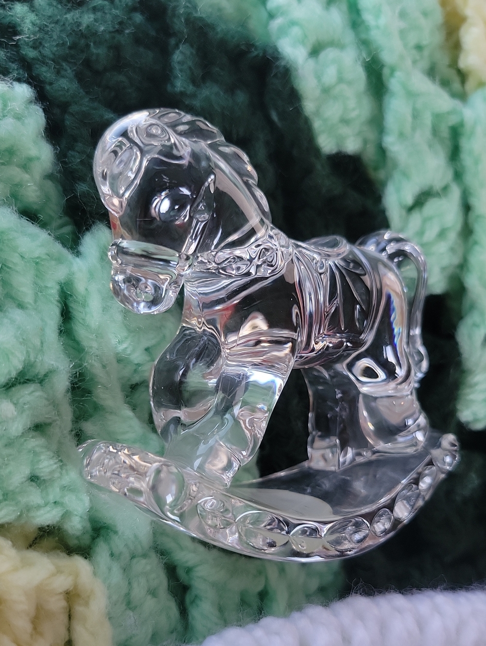 Princess House Crystal Rockinghorse - Picture 2 of 5